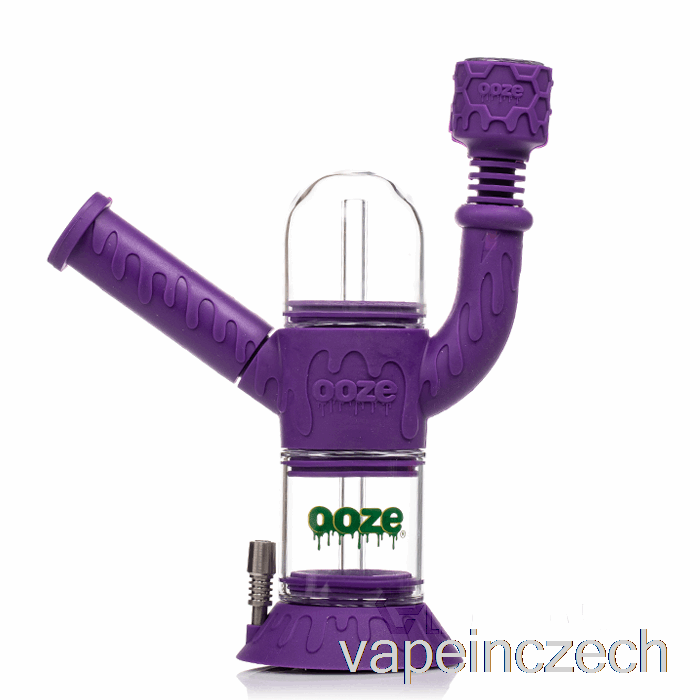 Ooze Cranium Silikonová Vodní Dýmka Ultrafialové (fialové) Vape Pero